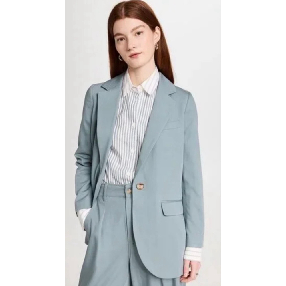 Madewell the Larsen blazer in drapeweave Small overcast blue